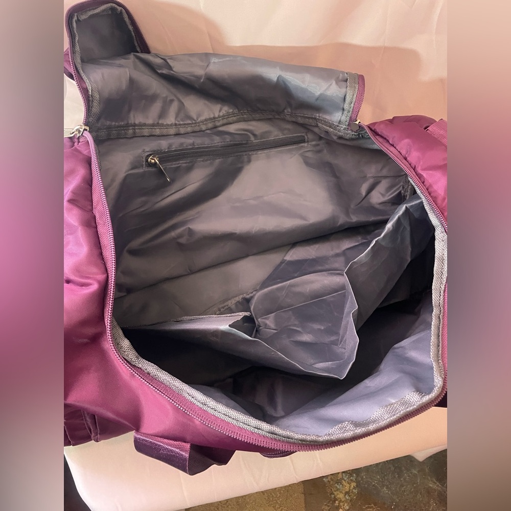 Purple Travel Duffel Bag - Picture 5 of 11